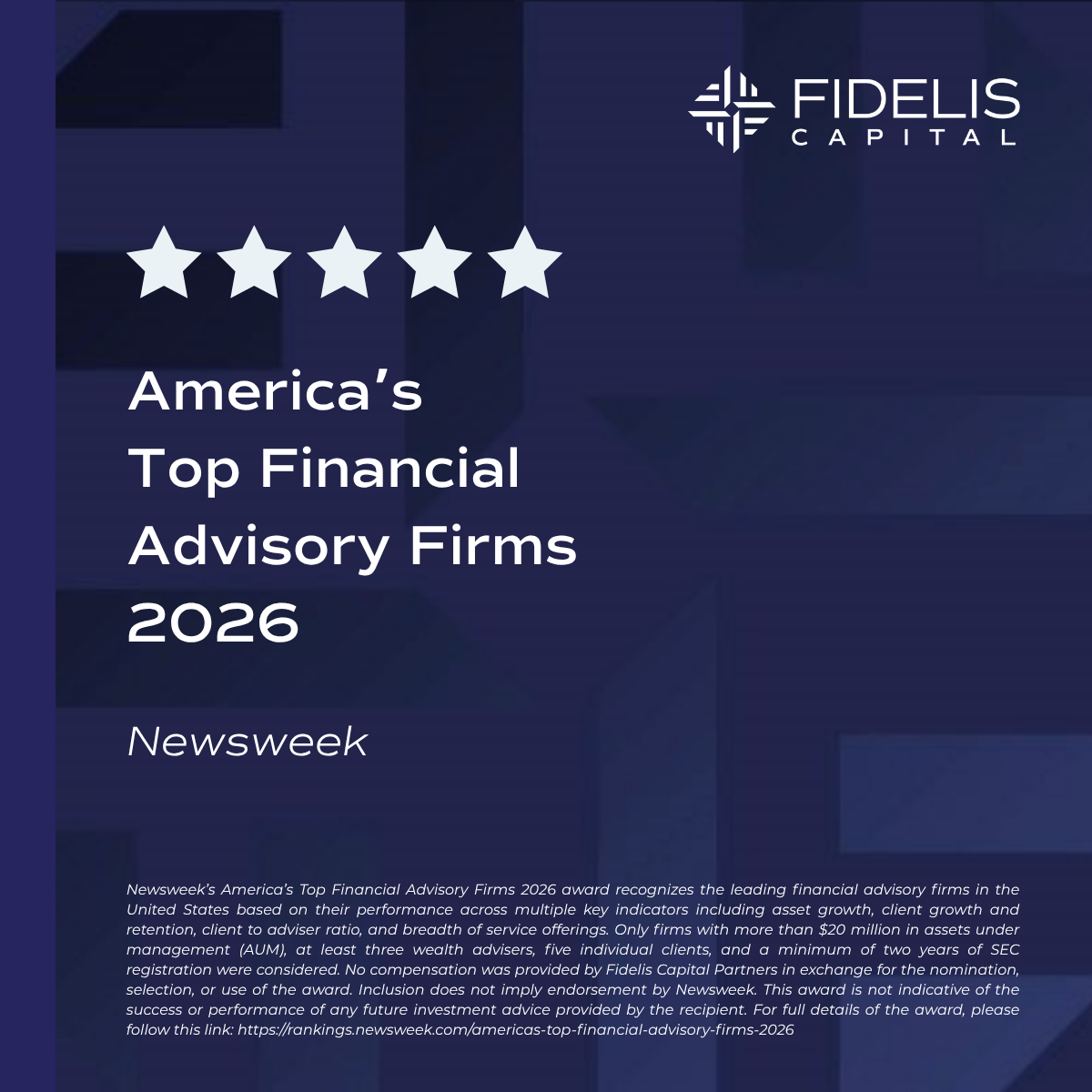 2026 Newsweek Top Financial Advisory Firms Graphic 11.18.25
